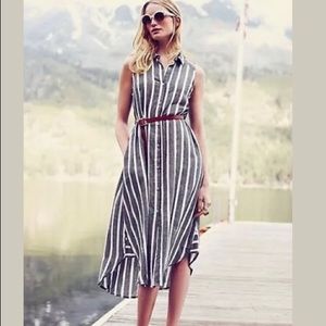 Anthropologie holding horses gray dress size 4